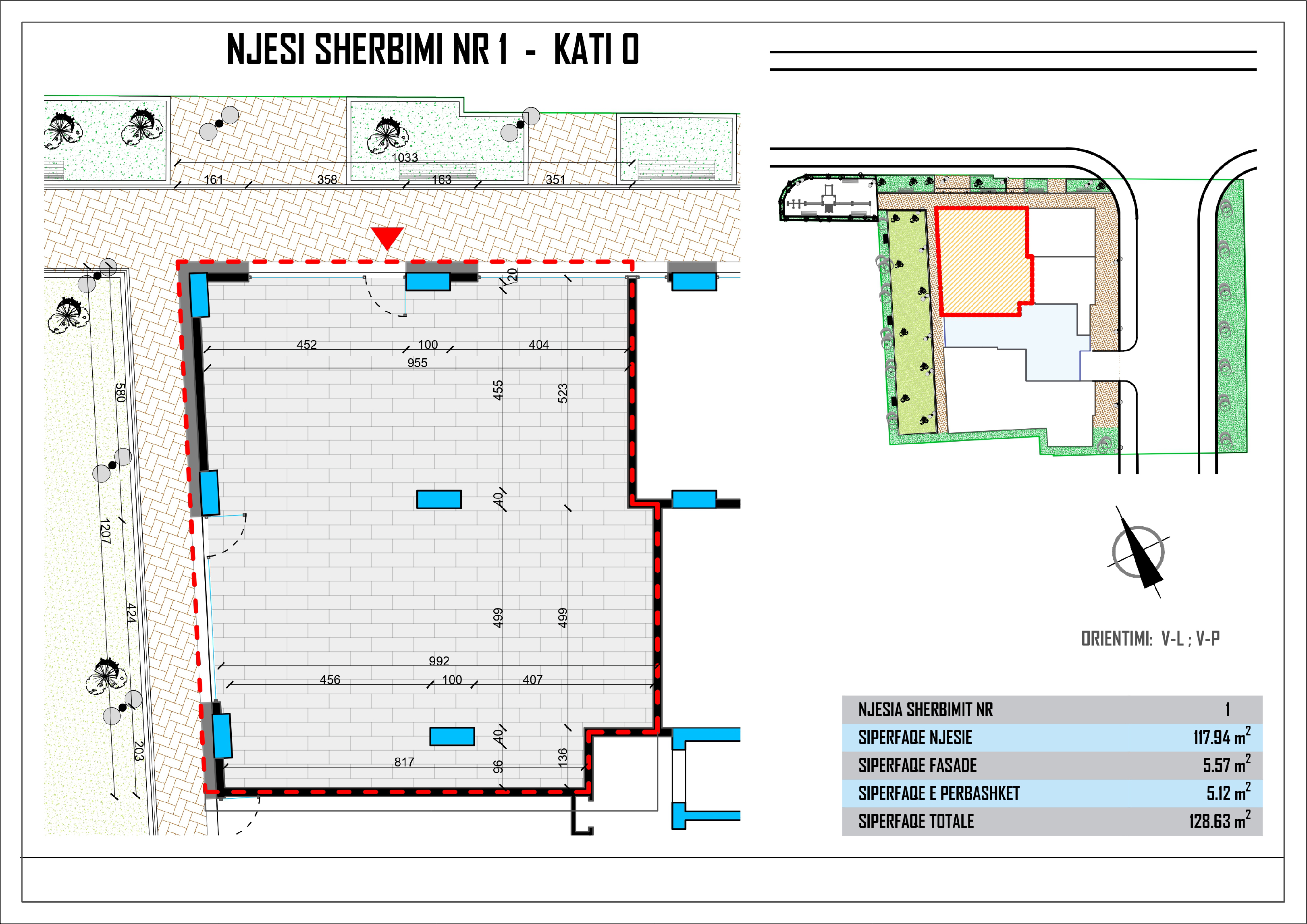 Njësi shërbimi Nr1 - Kati 0