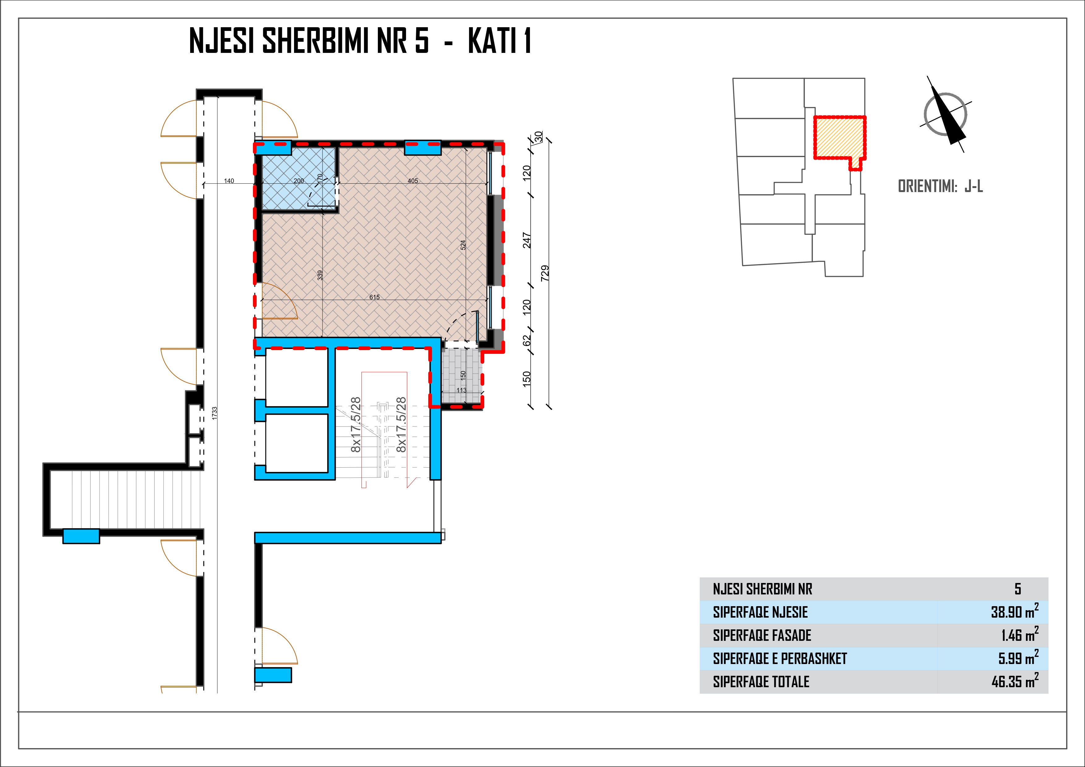 Njësi shërbimi Nr5 - Kati 1