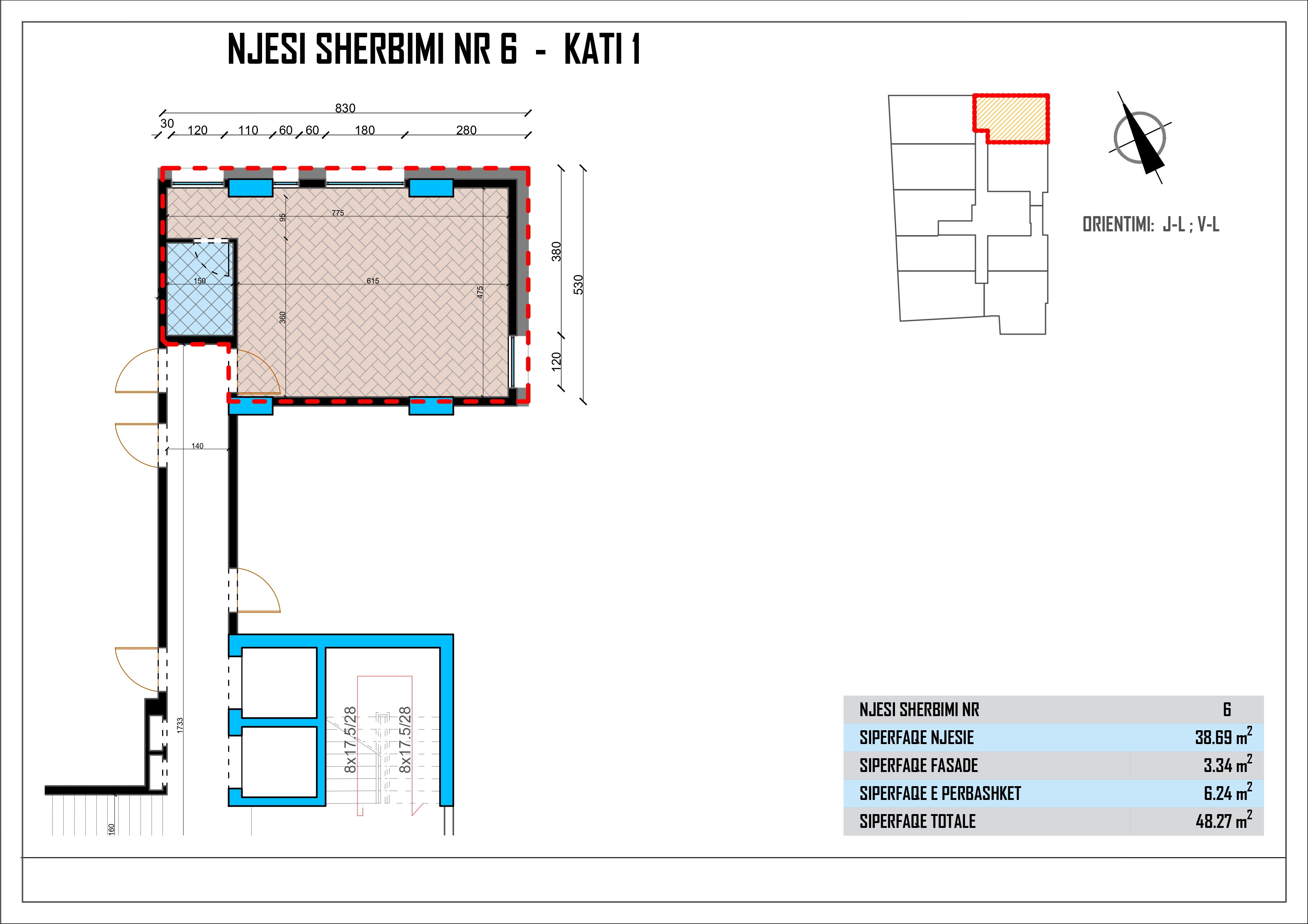 Njësi shërbimi Nr6 - Kati 1