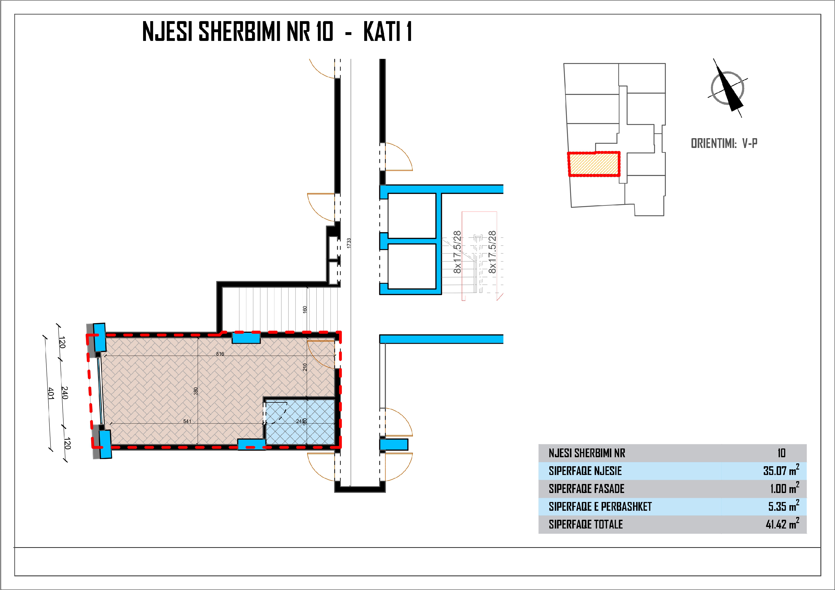 Njësi shërbimi Nr10 - Kati 1