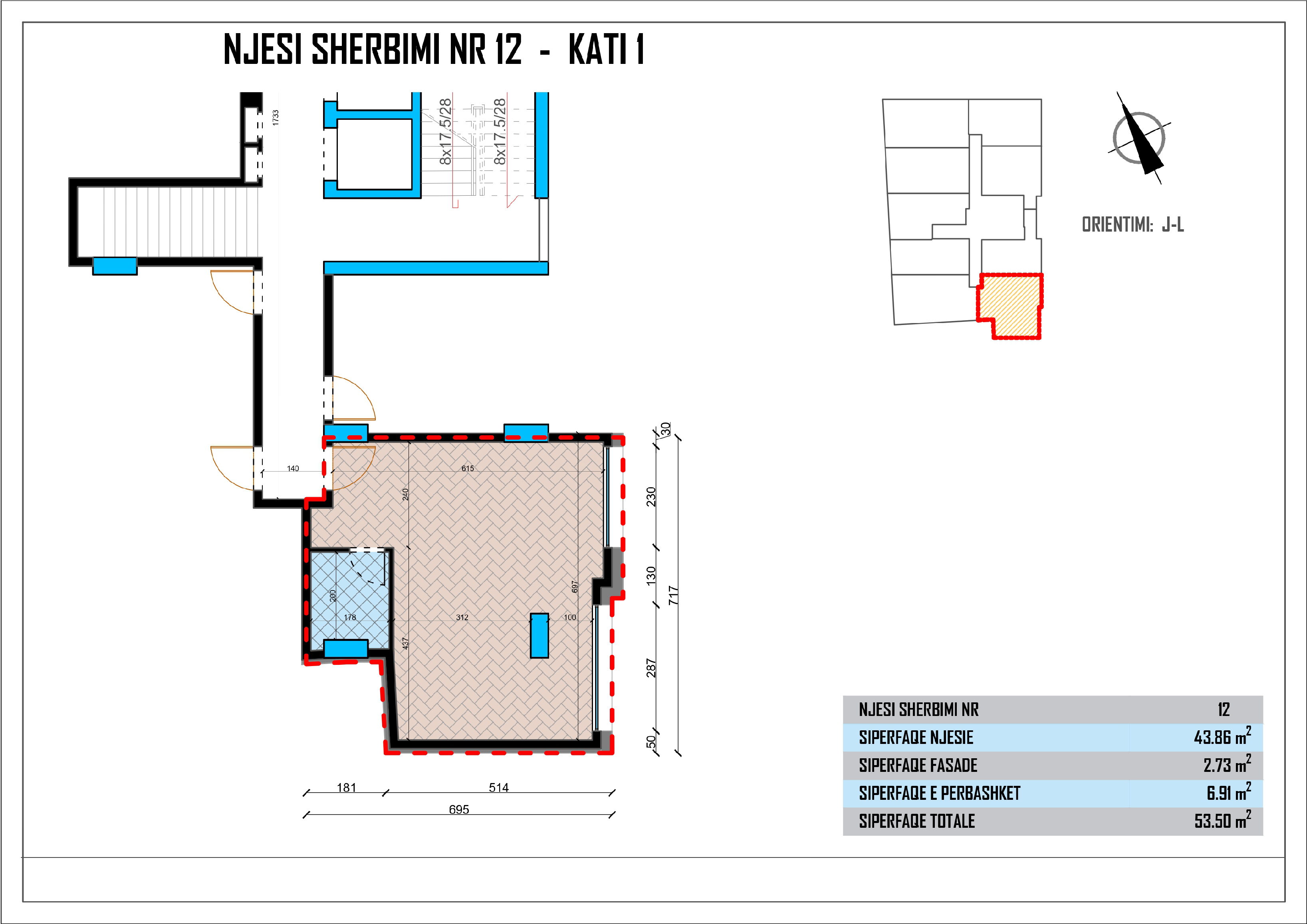 Njësi shërbimi Nr12- Kati 1