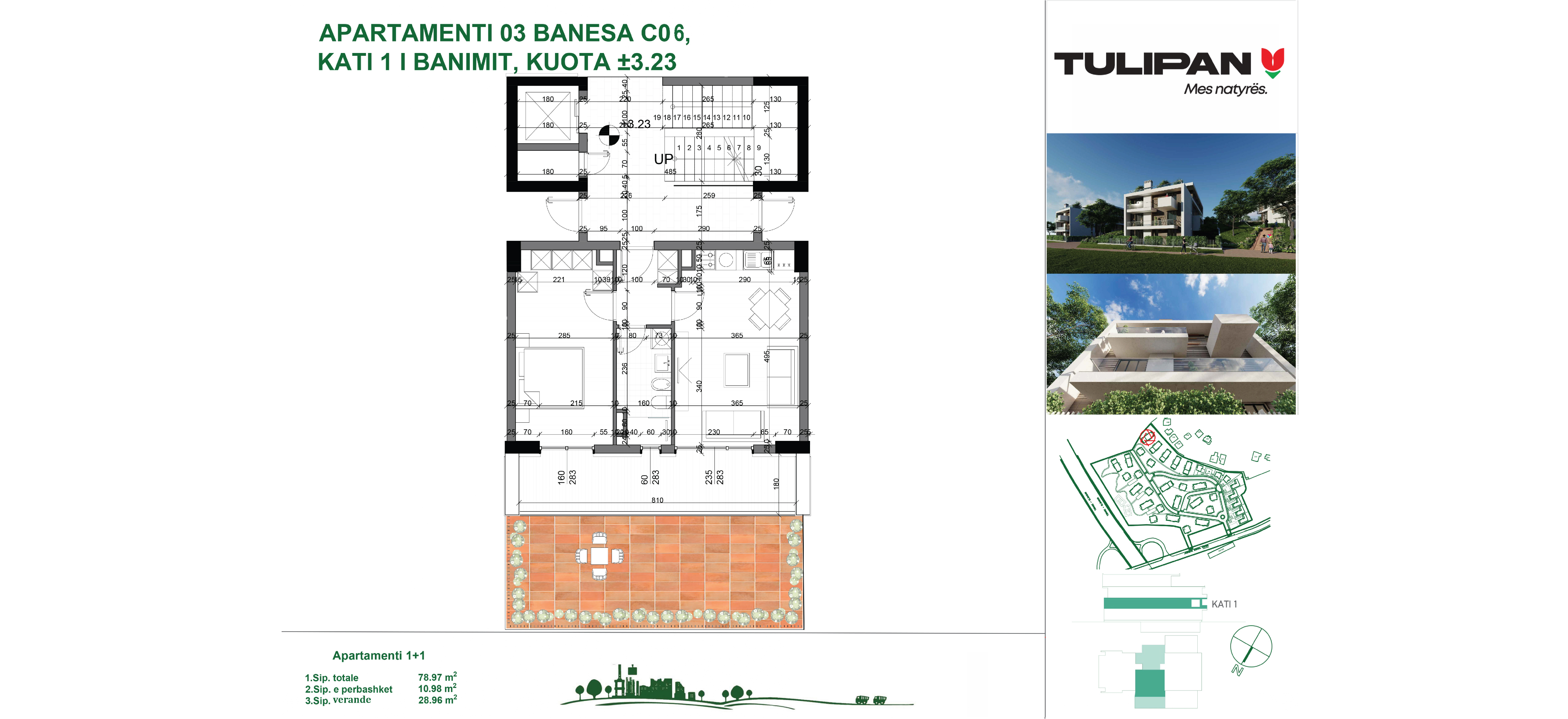 Rezidenca Tulipan Apartament 1 + 1